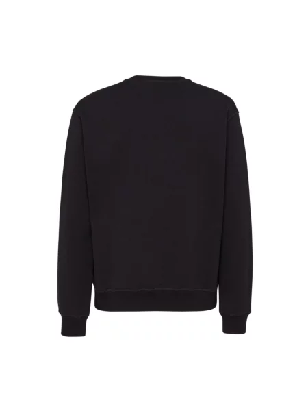 Bluza nierozpinana Dsquared2 z nadrukiem czarna