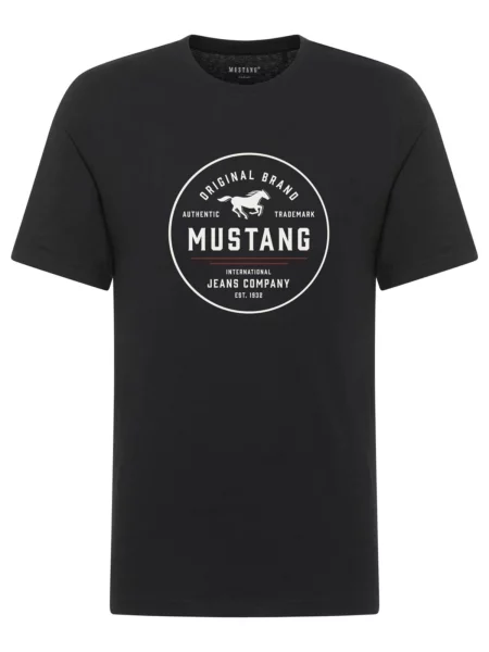 MUSTANG Póló Mustang Style Alex Black fekete