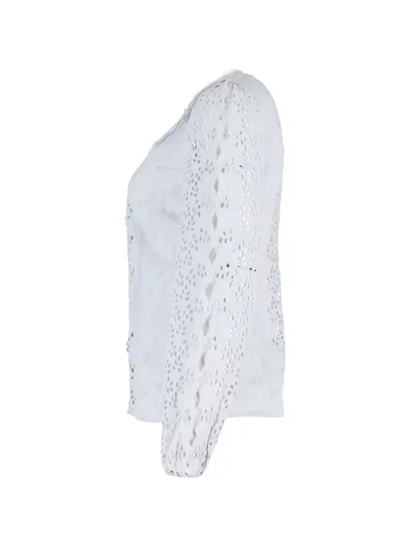 Bluză Zimmermann cu broderie lungă albastru