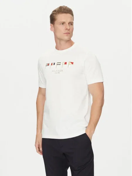 Тениска Tommy Hilfiger бяло