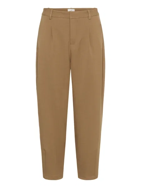 Kaffe Pantaloni cutați deschis maro