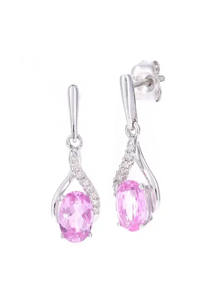 DIAMANT LETERNEL Náušnice strieborná