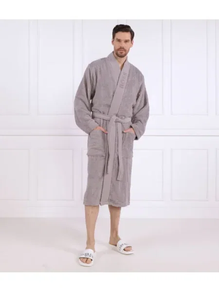 BOSS BLACK Köntös PLAIN | Relaxed fit fekete