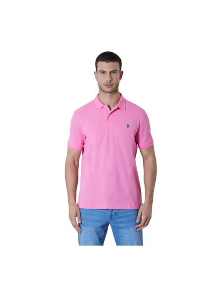 Koszulka polo U.s Polo Assn. różowa