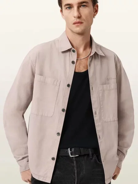 AllSaints Πουκάμισο μπεζ
