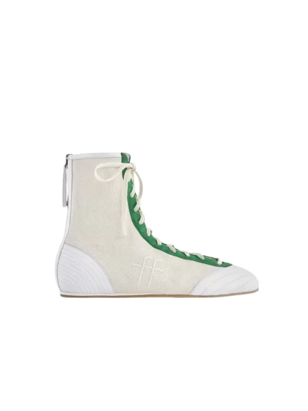 Lniane sneakersy Forte Forte białe