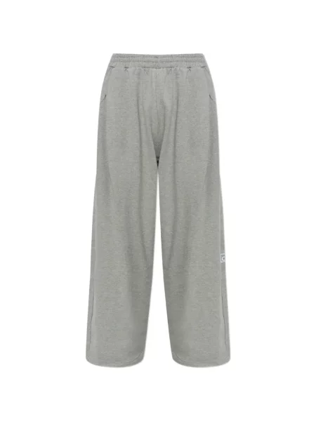 Tricou Adidas din jerseu alergare cu autograf gri