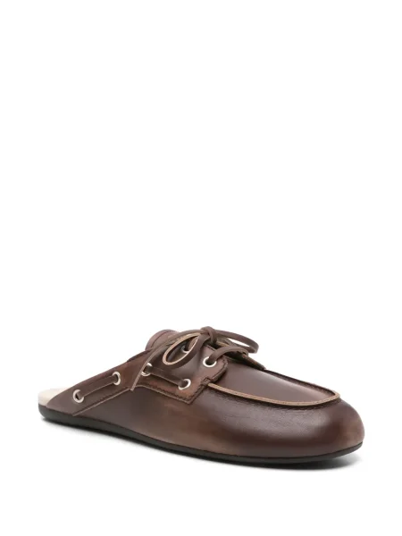 Papuci tip mules Miu Miu maro