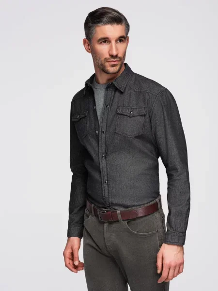 Košile Ombre černá