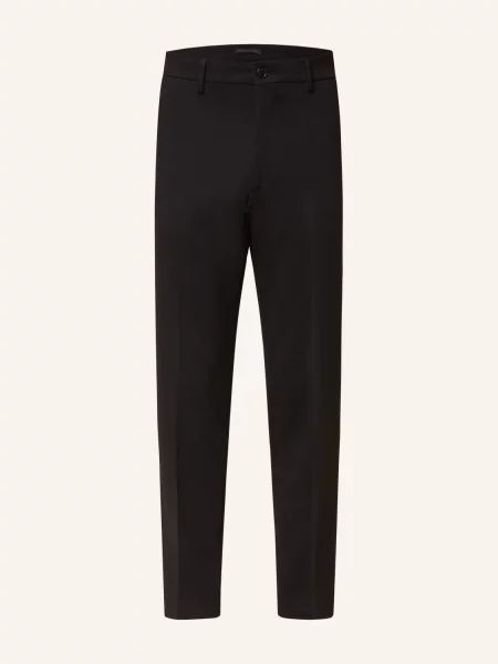 Drykorn Oblekové Kalhoty Ajend Slim Fit schwarz