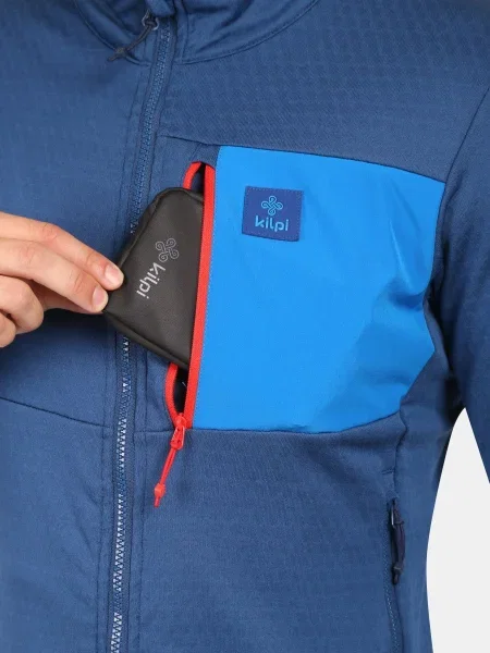 Fleece fleece melegítő felső Kilpi kék