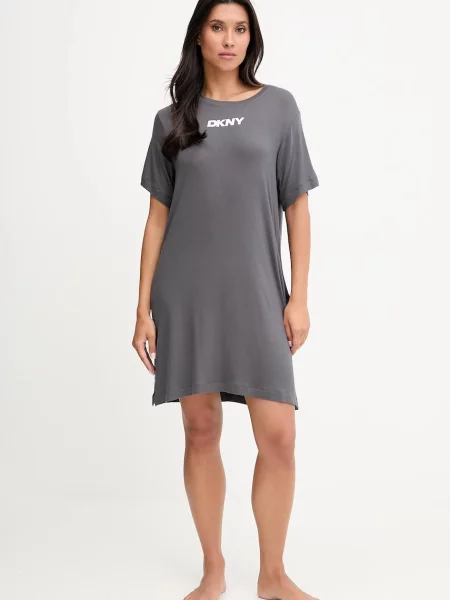 Нощница Dkny дамска сиво