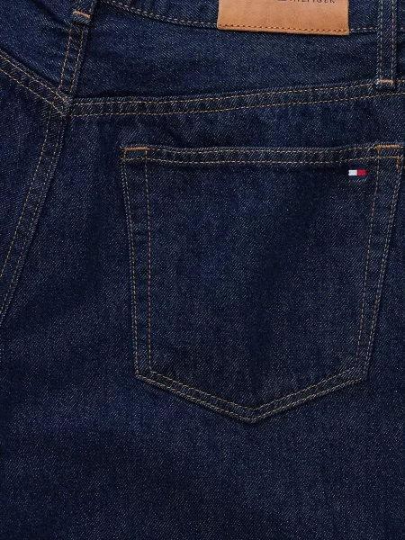 Широкие джинсы Tommy Hilfiger с высокой посадкой синие