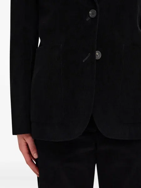 Sacou Ferragamo de catifea cord negru
