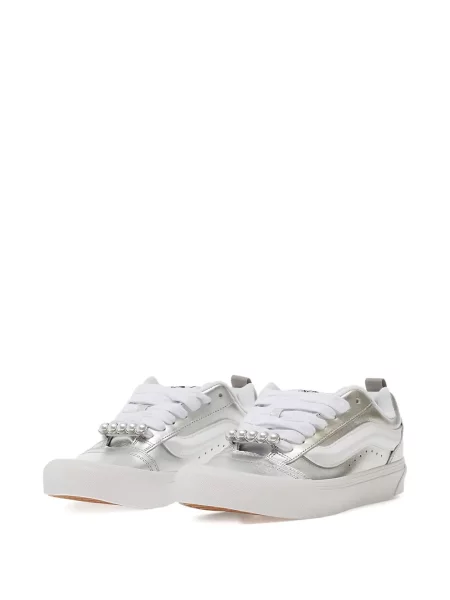 Sneakerși Vans cu perle argintiu