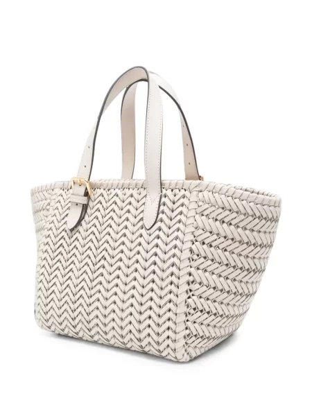 Shopper táska Anya Hindmarch fehér
