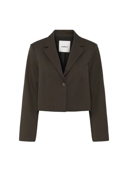 Krótka marynarka Soaked In Luxury brązowa