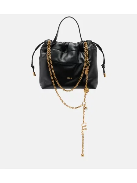 Geantă Chloé din piele negru