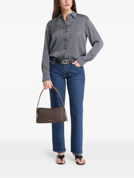Lung cămașă Michael Kors albastru