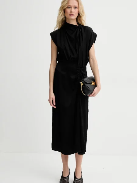 Сукня Sessun midi розкльошена чорний