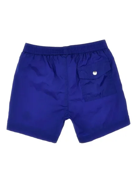 Kąpielówki dziecięce Moncler Enfant niebieskie