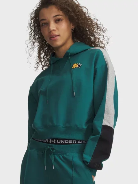 Махрова спортивна кофта Under Armour зелена