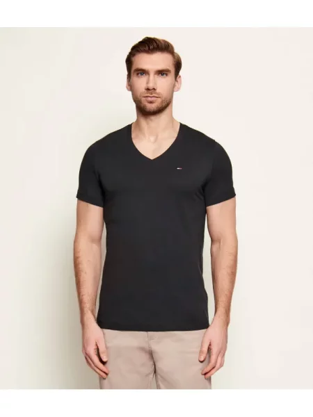 Tommy Jeans tricou TJM ORIGINAL JERSEY negru