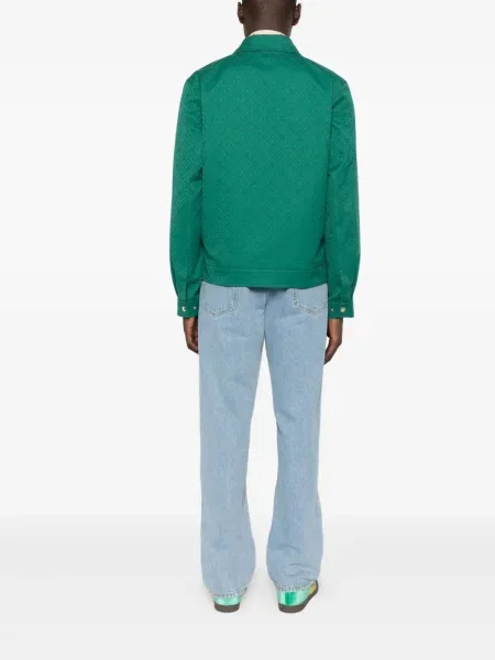 Жакардова риза Casablanca зелено