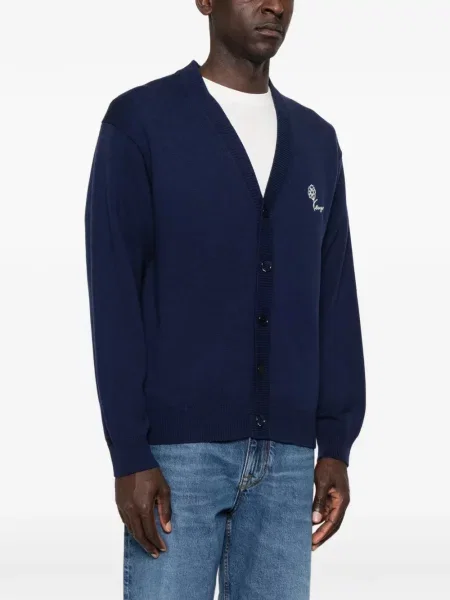 Cardigan Kenzo cu model floral albastru
