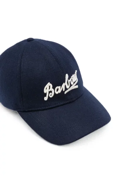 Șapcă Barbour cu broderie albastru