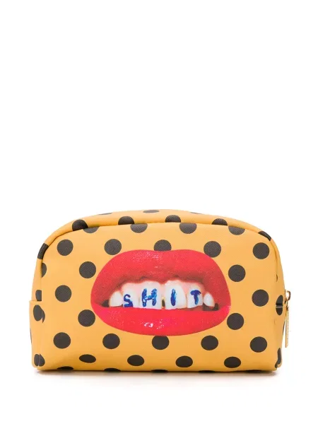 Geantă de mână Seletti cu imagine galben