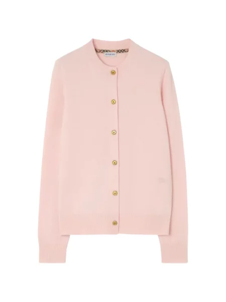 Cardigan Burberry din cașmir roz