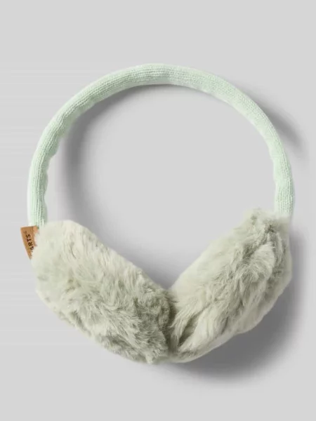 Nauszniki z obszyciem ze sztucznego futra model Plush Earmuffs' Barts miętowe