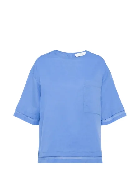 Tricou Tela scurt albastru