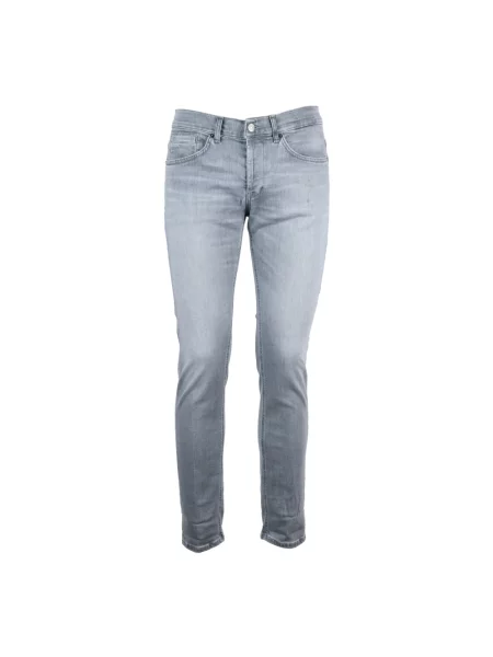 Skinny jeansy skinny Dondup szare