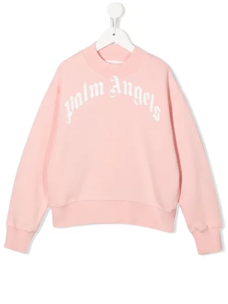 Dětska mikina Palm Angels růžová