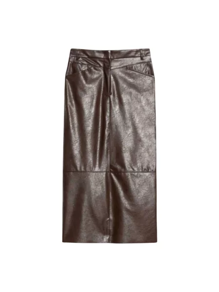 Spódnica midi Pennyblack brązowa