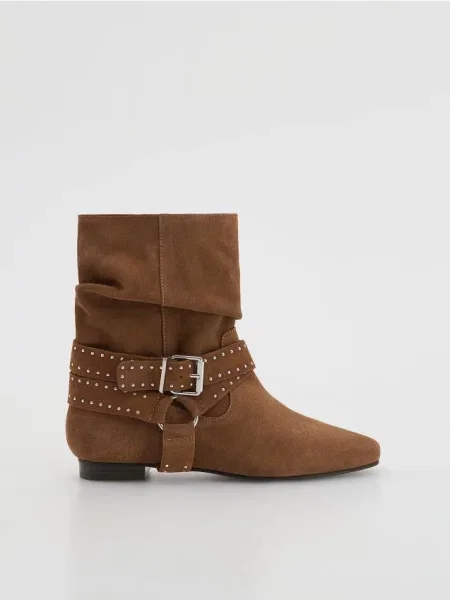 Ботильоны Reserved коричневые