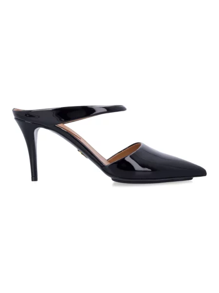Klapki mules Stella Mccartney czarne