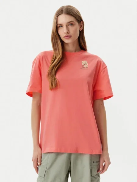 Columbia Tricou Rolling Bend™ Graphic Oversize roz