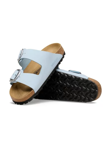 Кожаные шлепанцы Birkenstock с пряжкой