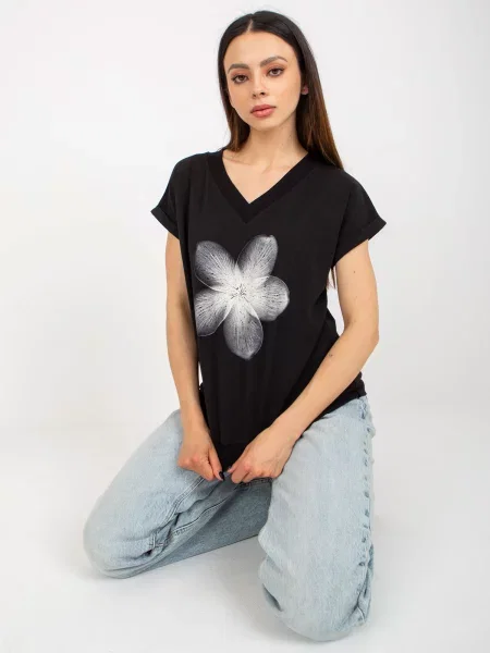 Bluză Fashionhunters negru