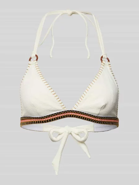 Top bikini z wiązaniem model ‘WAKO SANTANY’ Banana Moon biały