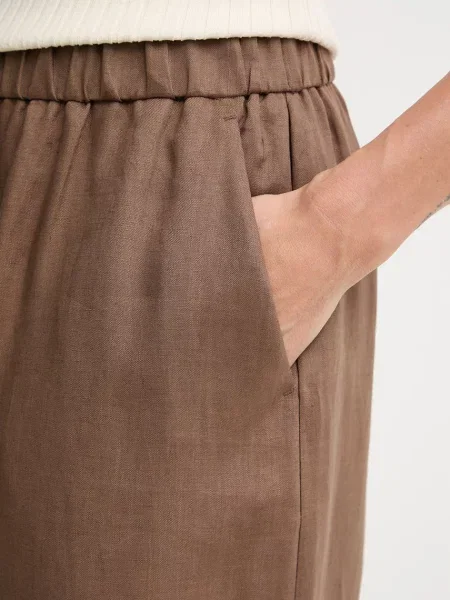 MM by Max Mara штани лляні CANNETI