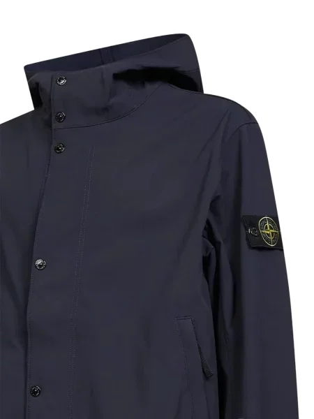 Geacă Stone Island cu strasuri albastru