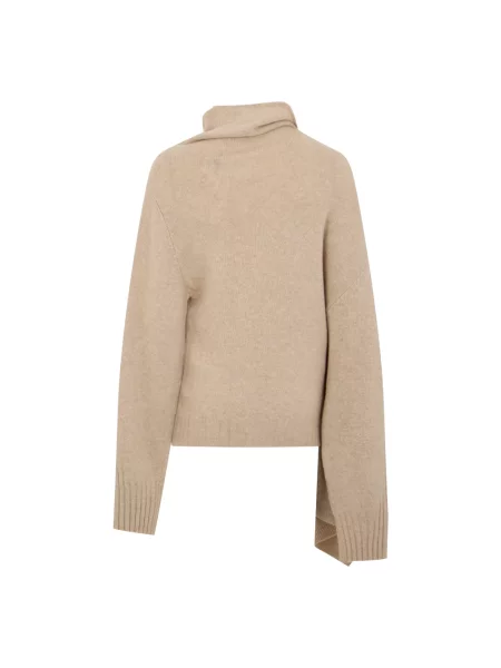 Sweter The Attico beżowy