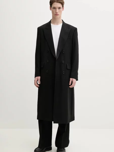 Шерстяное пальто Sunflower черное