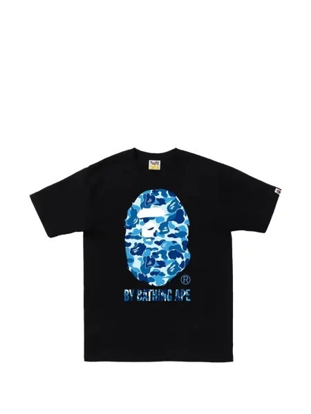 Tricou A Bathing Ape® cu imagine negru