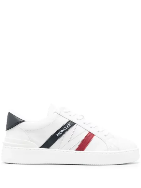 Sneakerși Moncler din piele alb
