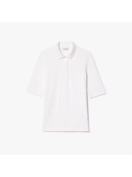 Поло Lacoste белое